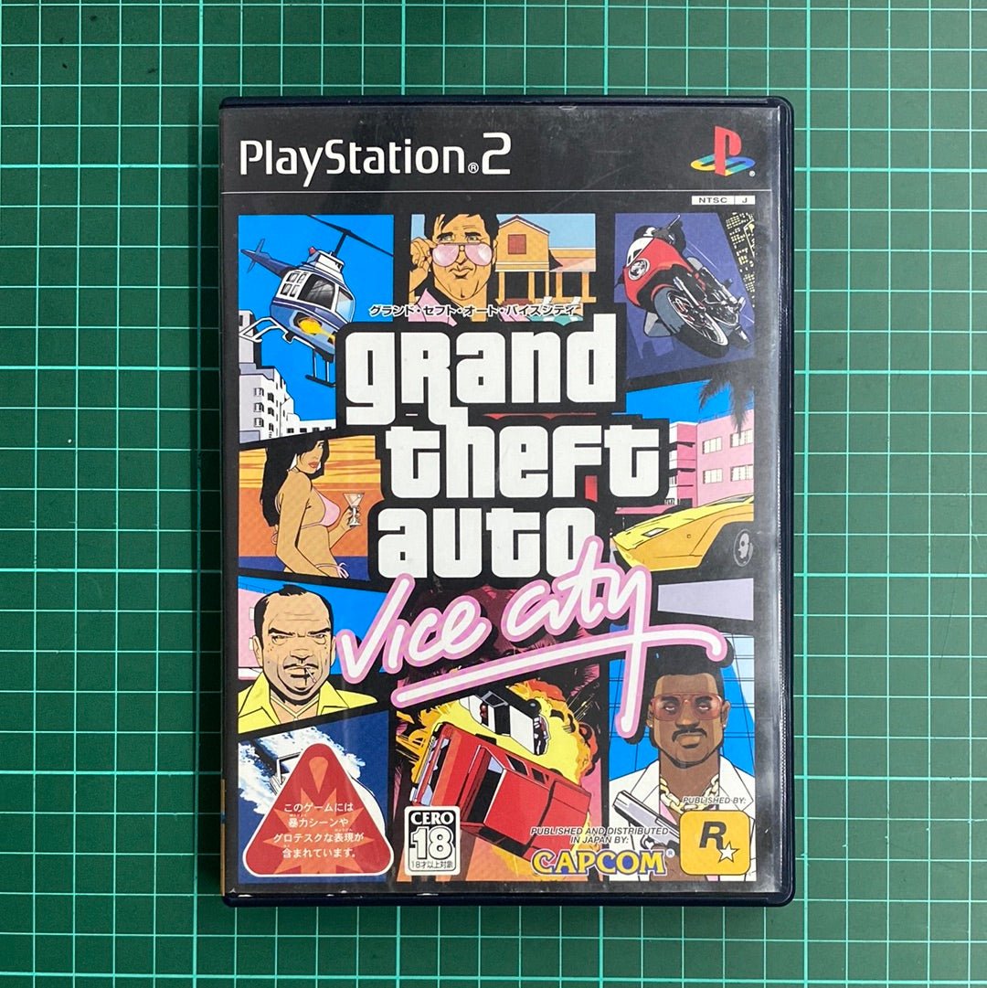Grand Theft Auto : Vice City | PS2 | PlayStation | JPN Import | Used Game - RetroguySA