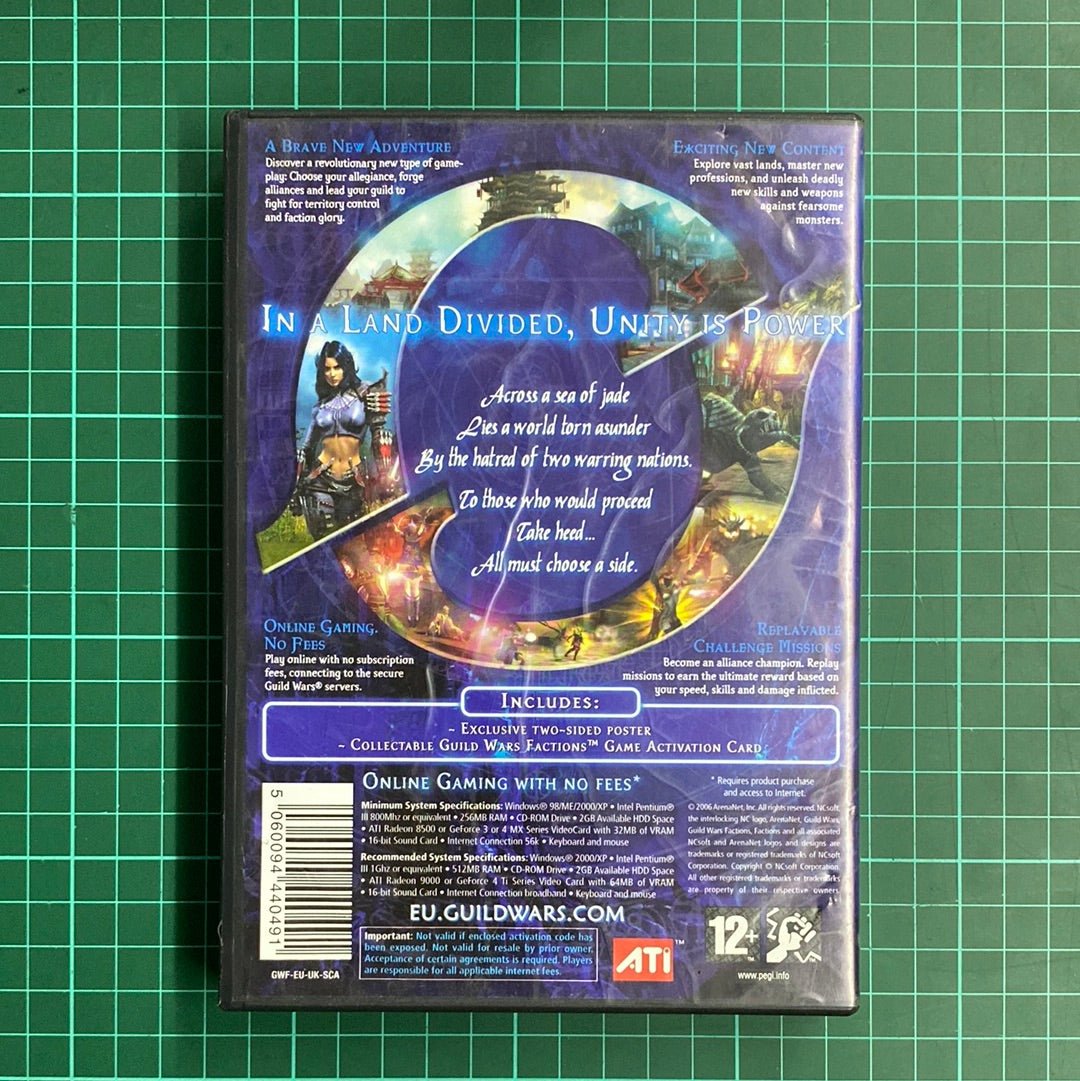 Guild Wars Factions | 2 Book Manuals | PC | Used Game - RetroguySA