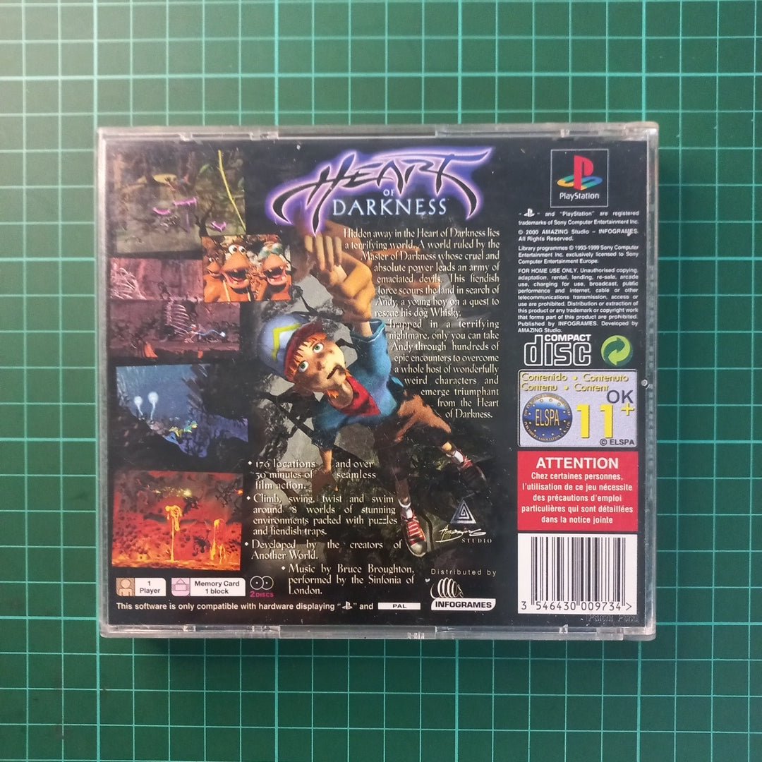 Heart of Darkness | Playstation 1 | PS1 | Used Game - RetroguySA