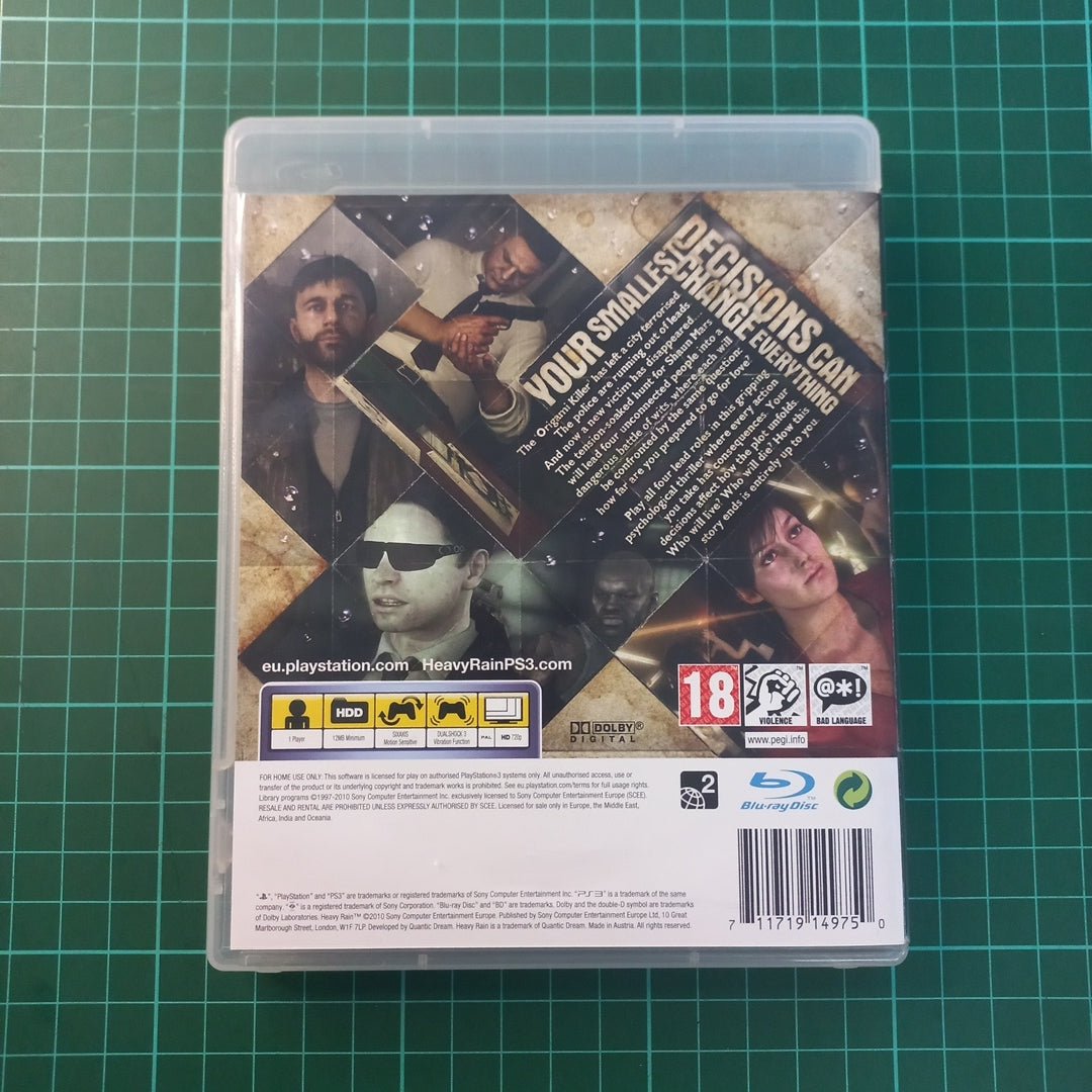 Heavy Rain | Playstation 3 | PS3 | Used Game - RetroguySA