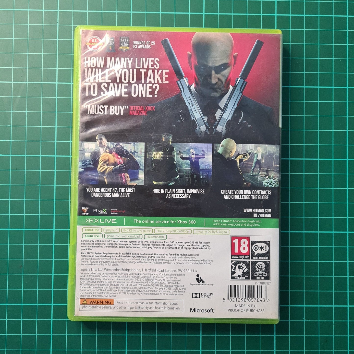Hitman Absolution (Classics) | XBOX 360 | Used Game - RetroguySA