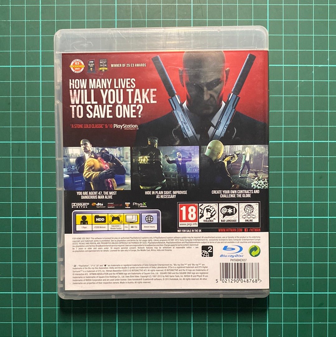 Hitman: Absolution | Playstation 3 | PS3 | Used Game - RetroguySA