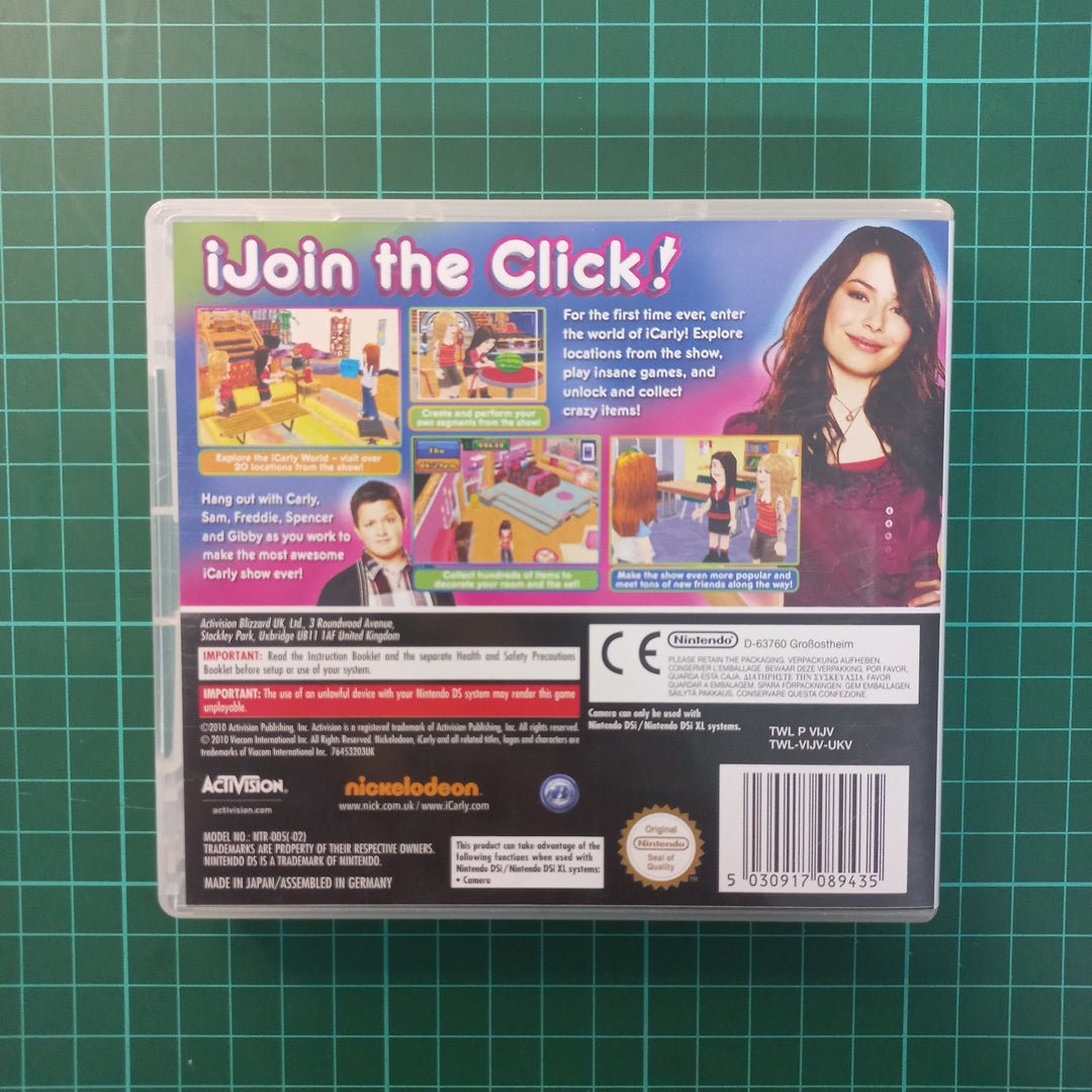 ICarly 2 : IJoin the Click | Nintendo DS | Used Game - RetroguySA