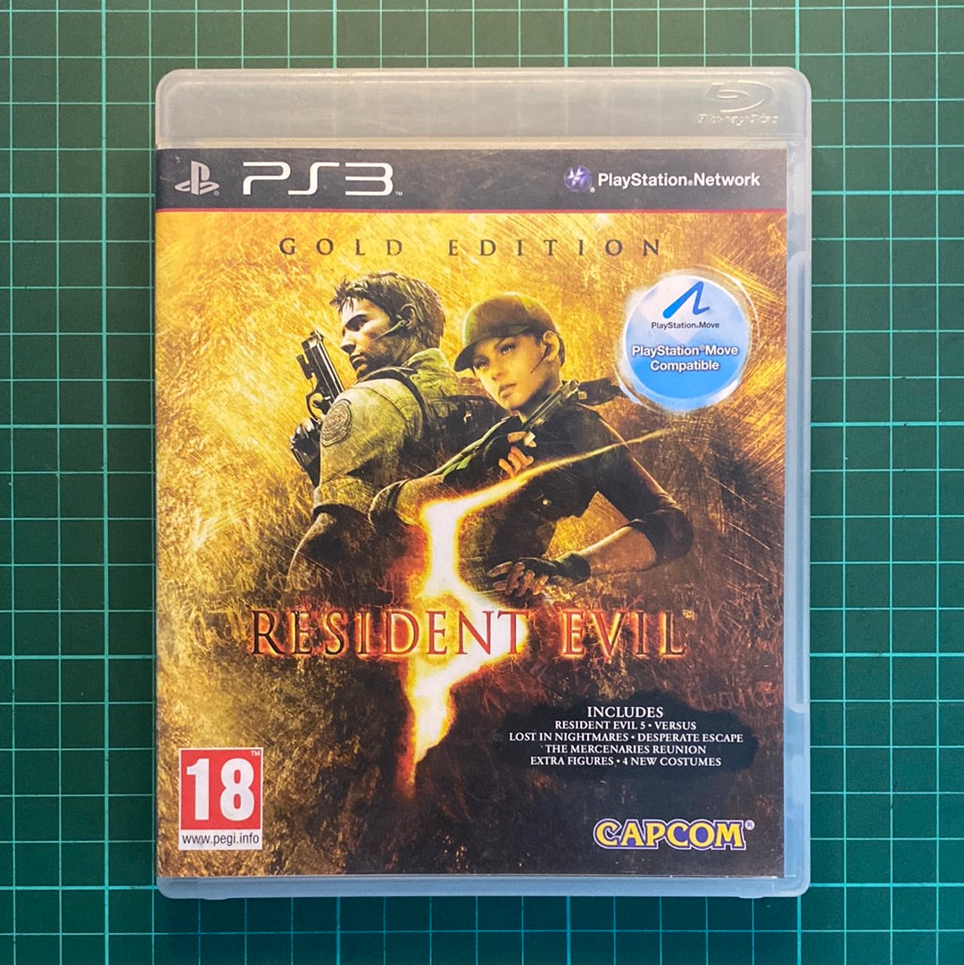 Resident Evil 5 | Gold Edition | Move | 3 | PS3 | Used Gam – RetroguySA