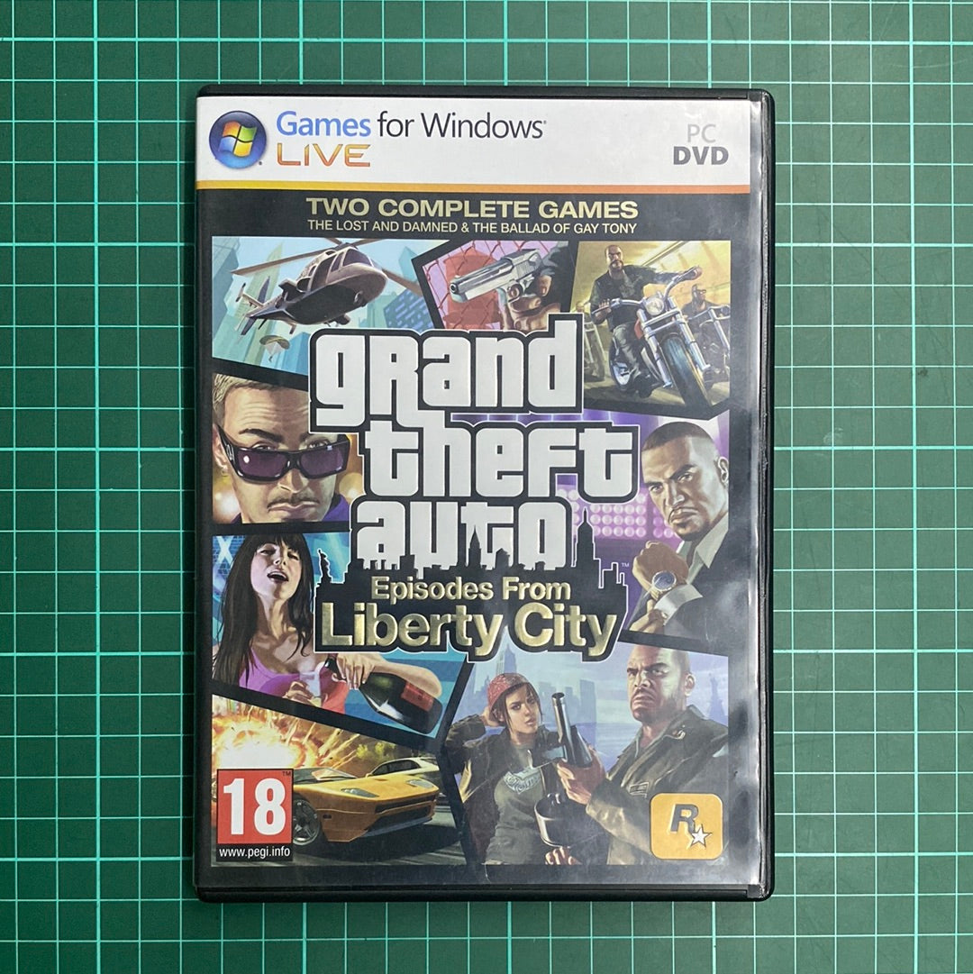 GRAND THEFT AUTO LIBERTY CITY PC DVD TWO GAMES