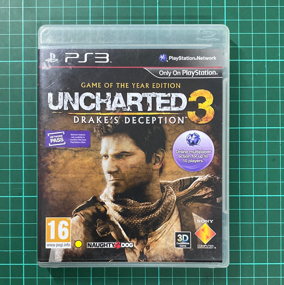 Uncharted 3: Drake's Deception Game of the Year Edition (PS3) Not for Resale