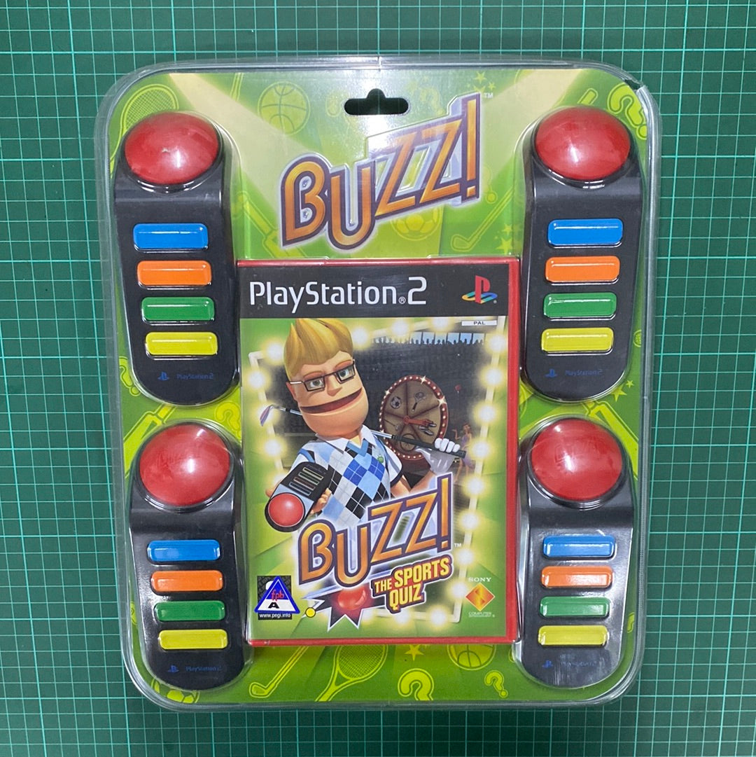 inch vært Spild Buzz : The Sports Quiz | PS2 | Playstaion 2 | Bundle | Accessories –  RetroguySA