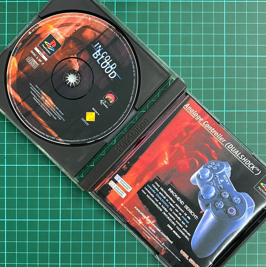 In Cold Blood | 2 discs | PlayStation 1 | PS1 | Used Game - RetroguySA