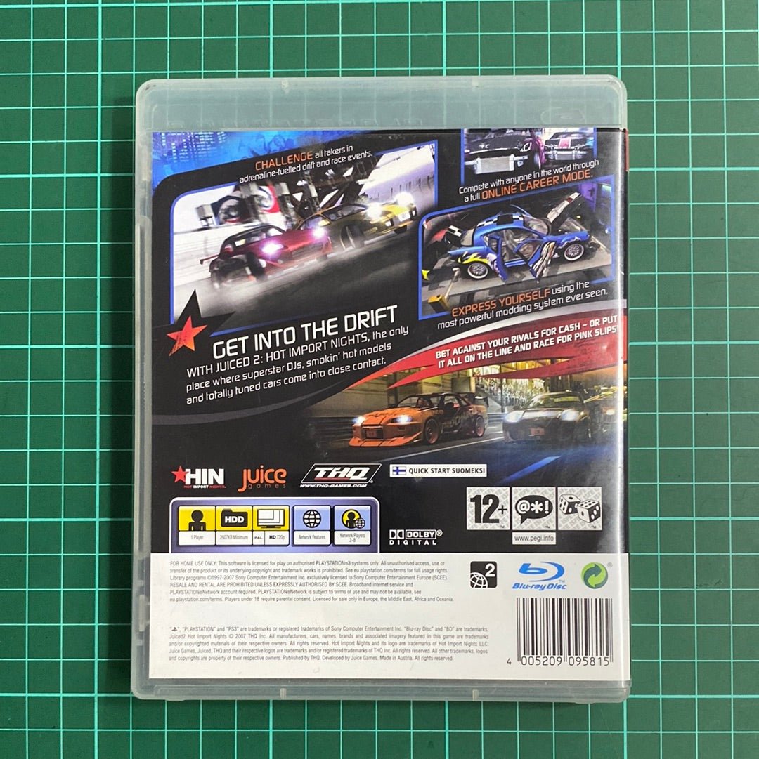 Juiced 2 : Hot Import Nights | PS3 | PlayStation 3 | Used Game - RetroguySA