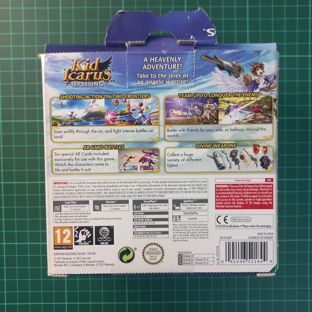 Kid Icarus : Uprising | Nintendo 3DS | 3DS | Used Game - RetroguySA