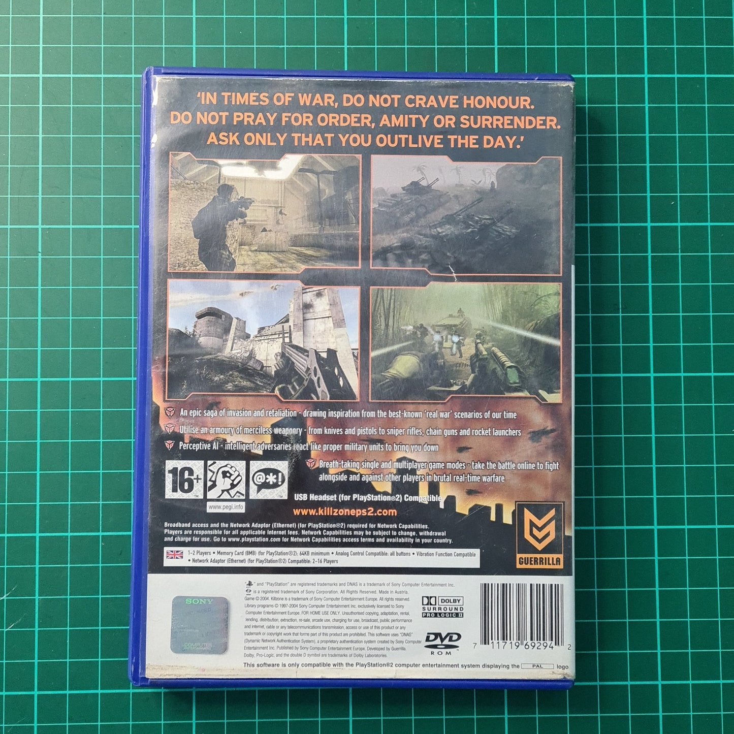 Killzone | PS2 | Playstation 2 | Used Game - RetroguySA