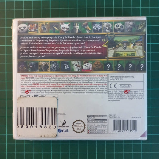 Kung Fu Panda : Showdown of Legendary Legends | Nintendo 3DS | 3DS | New Sealed - RetroguySA
