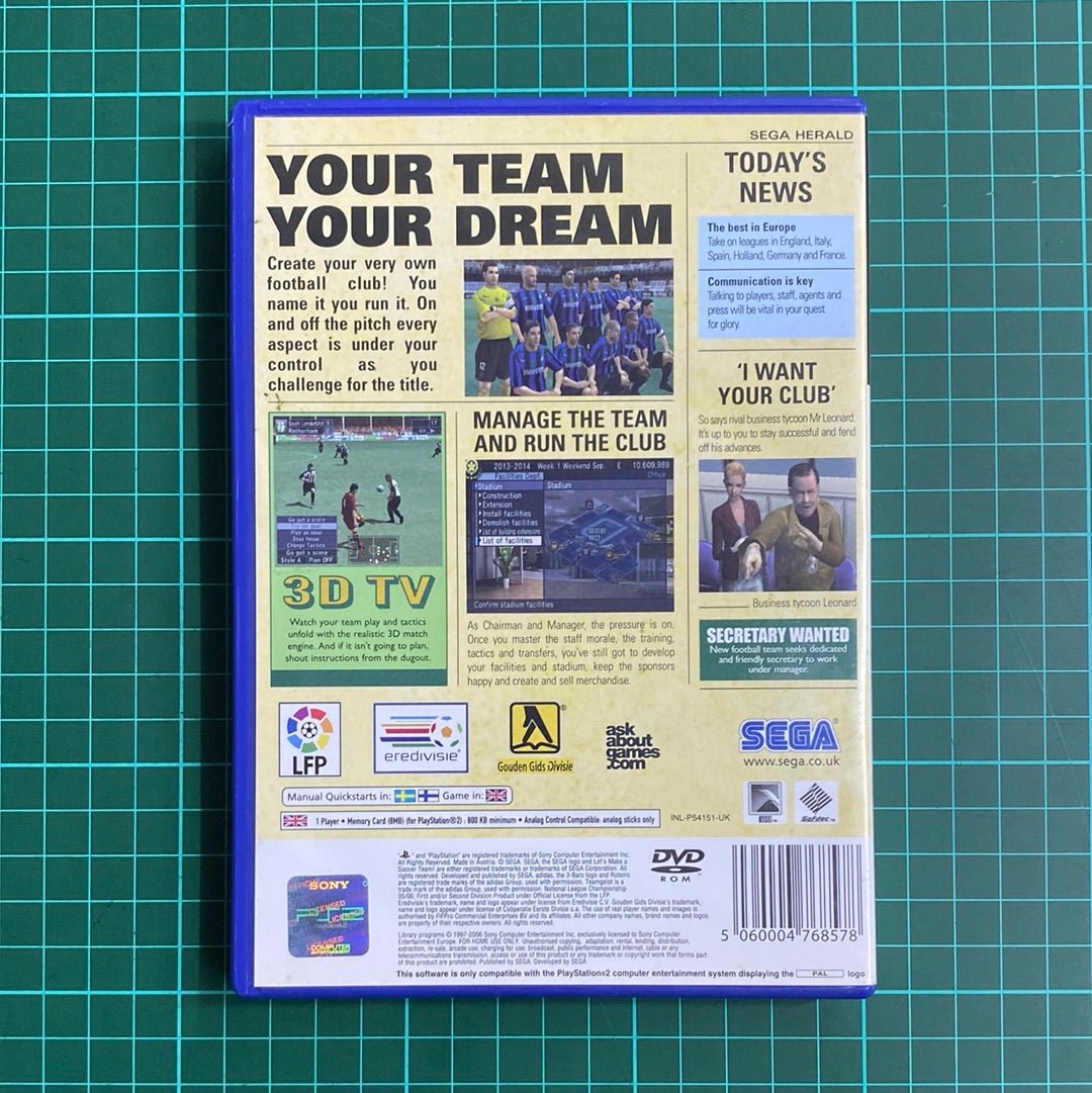 Let's Make A Soccer Team! | PlayStation 2 | PS2 | Used Game | No Manual - RetroguySA