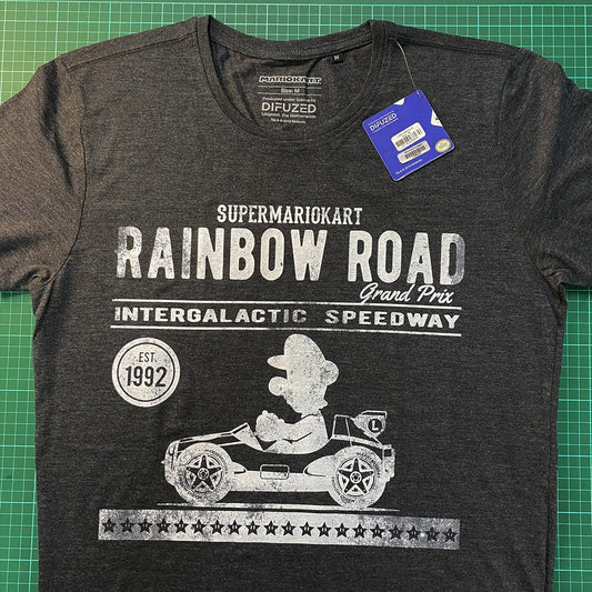 Mario Kart Vintage Garage Mens T-shirt | Nintendo Apparel | Official Licensed | New - RetroguySA