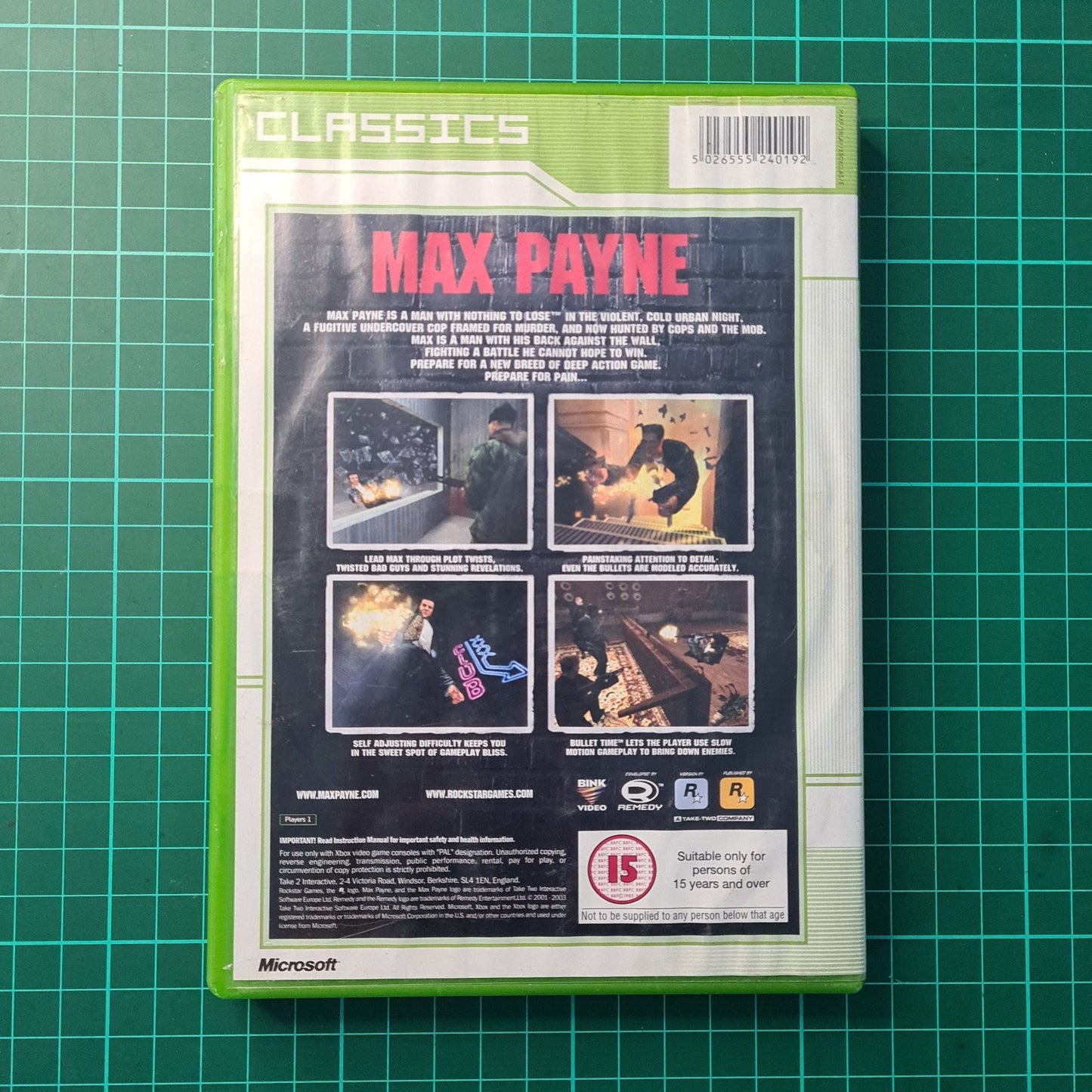 Max Payne | Classics | XBOX | Used Game - RetroguySA