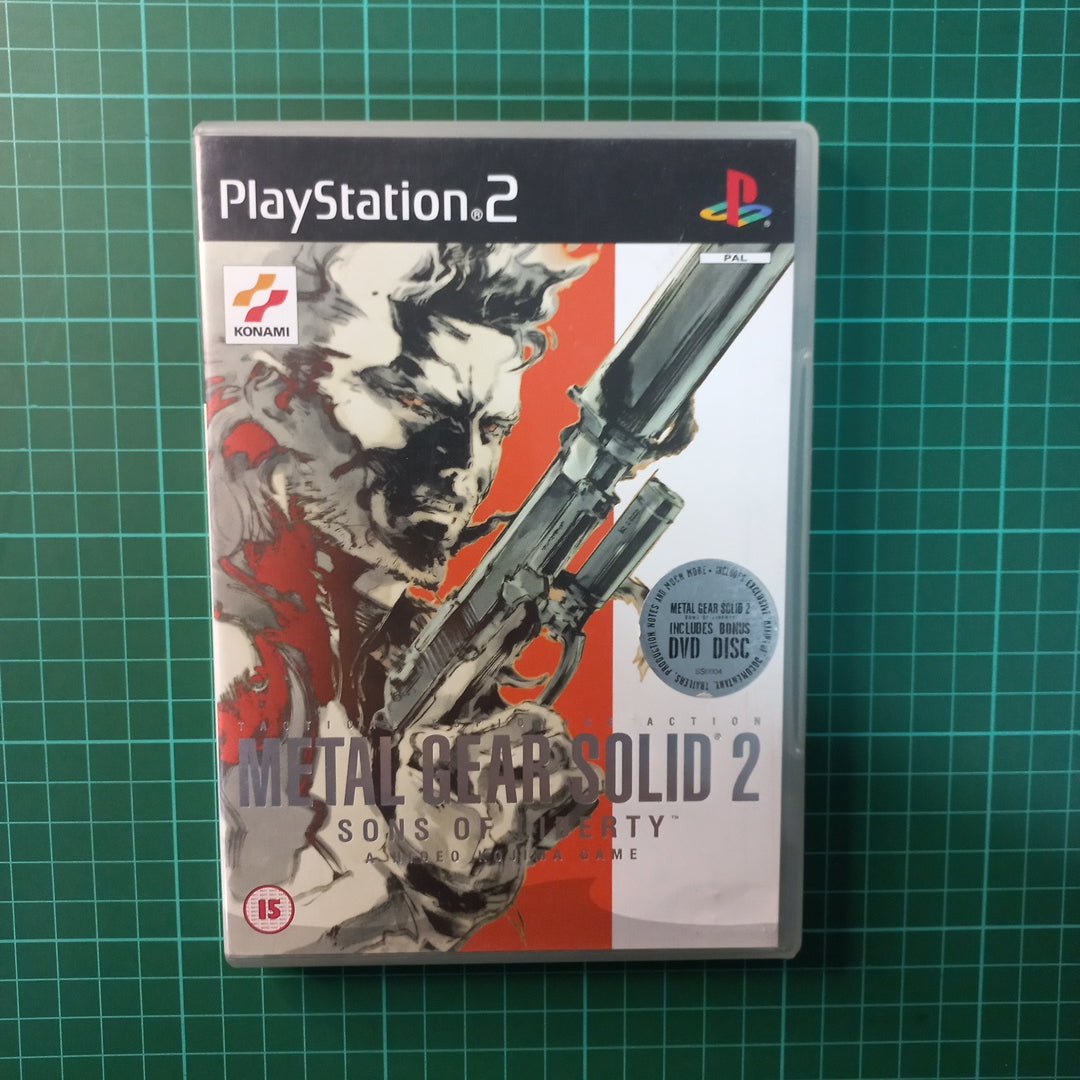 Metal Gear Solid 2: Sons of Liberty | PS2 | PlayStation 2 | Used Game - RetroguySA