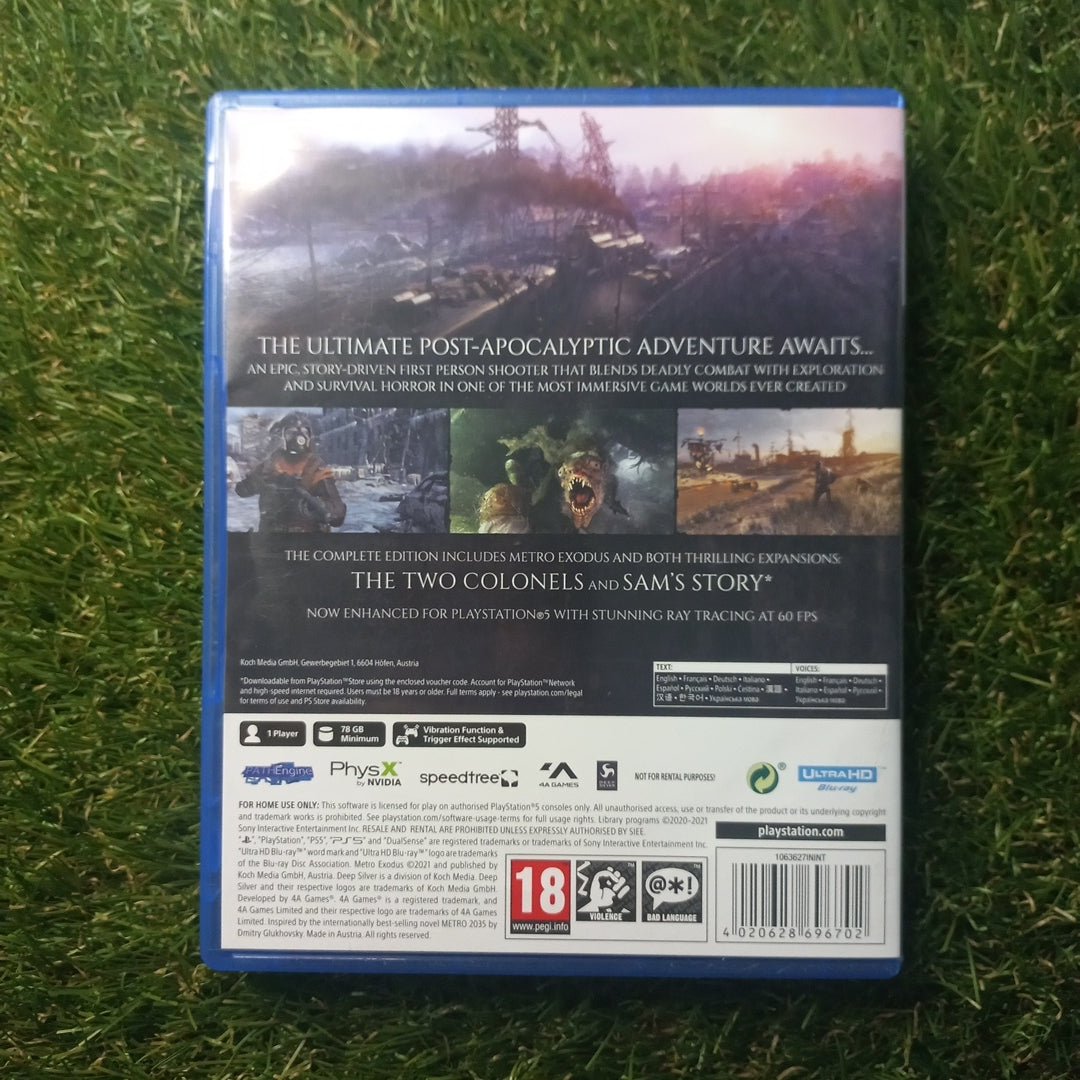 Metro Exodus: Complete Edition | PS5 | Playstation 5 | Used Game - RetroguySA