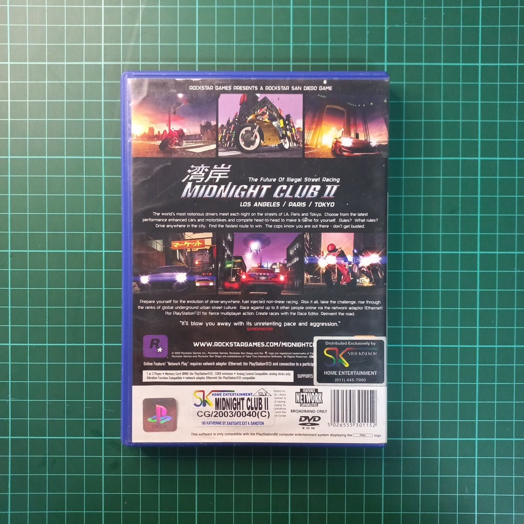 Midnight Club 2 (II) | PS2 | Playstation 2 | Used Game - RetroguySA