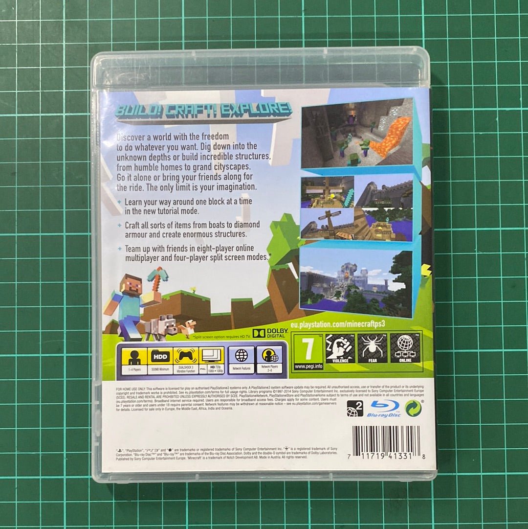 Minecraft: Playstation 3 Edition | PS3 | Playstation 3 | Used Game - RetroguySA