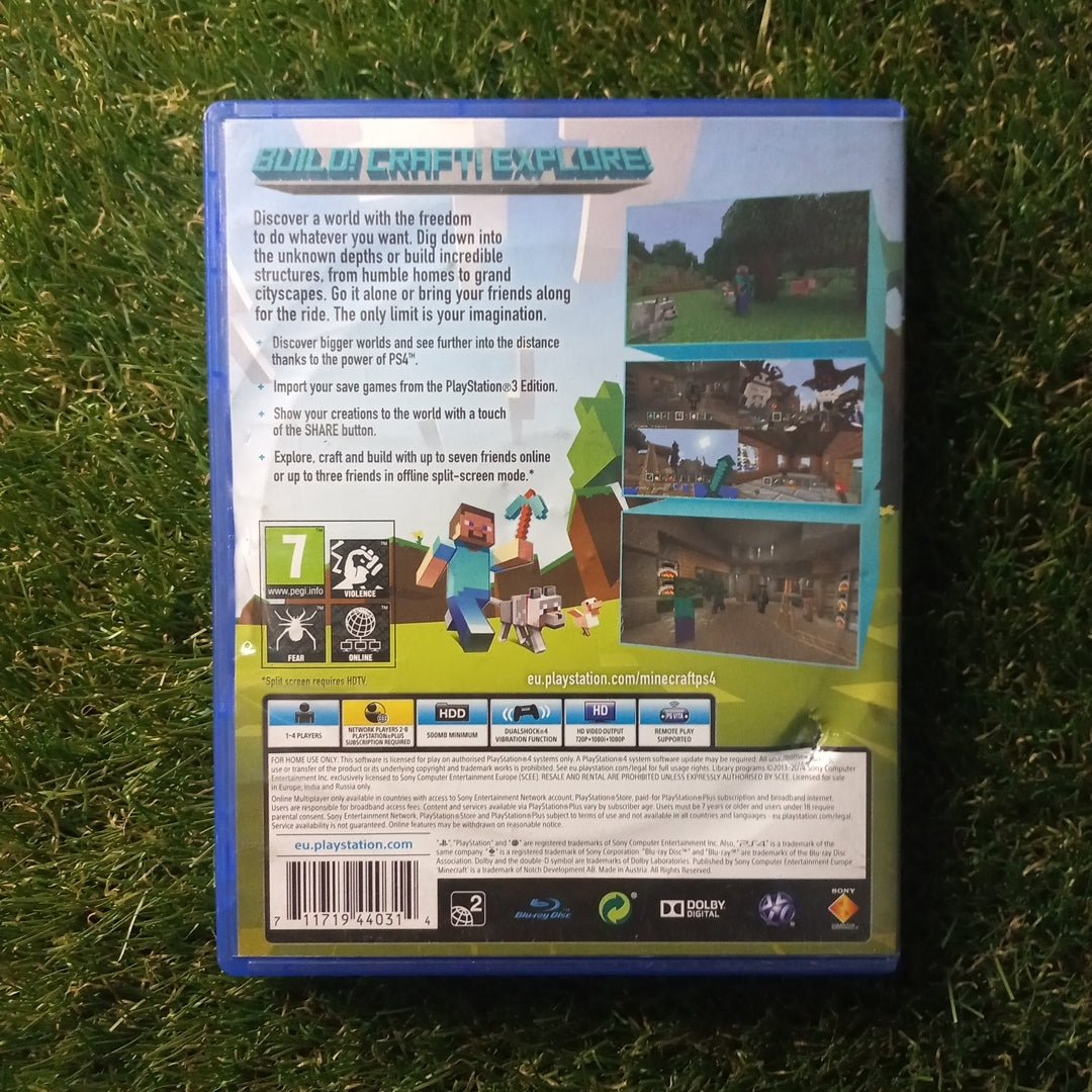 Minecraft PlayStation 4 Edition | PS4 | PlayStation 4 | Used Game - RetroguySA