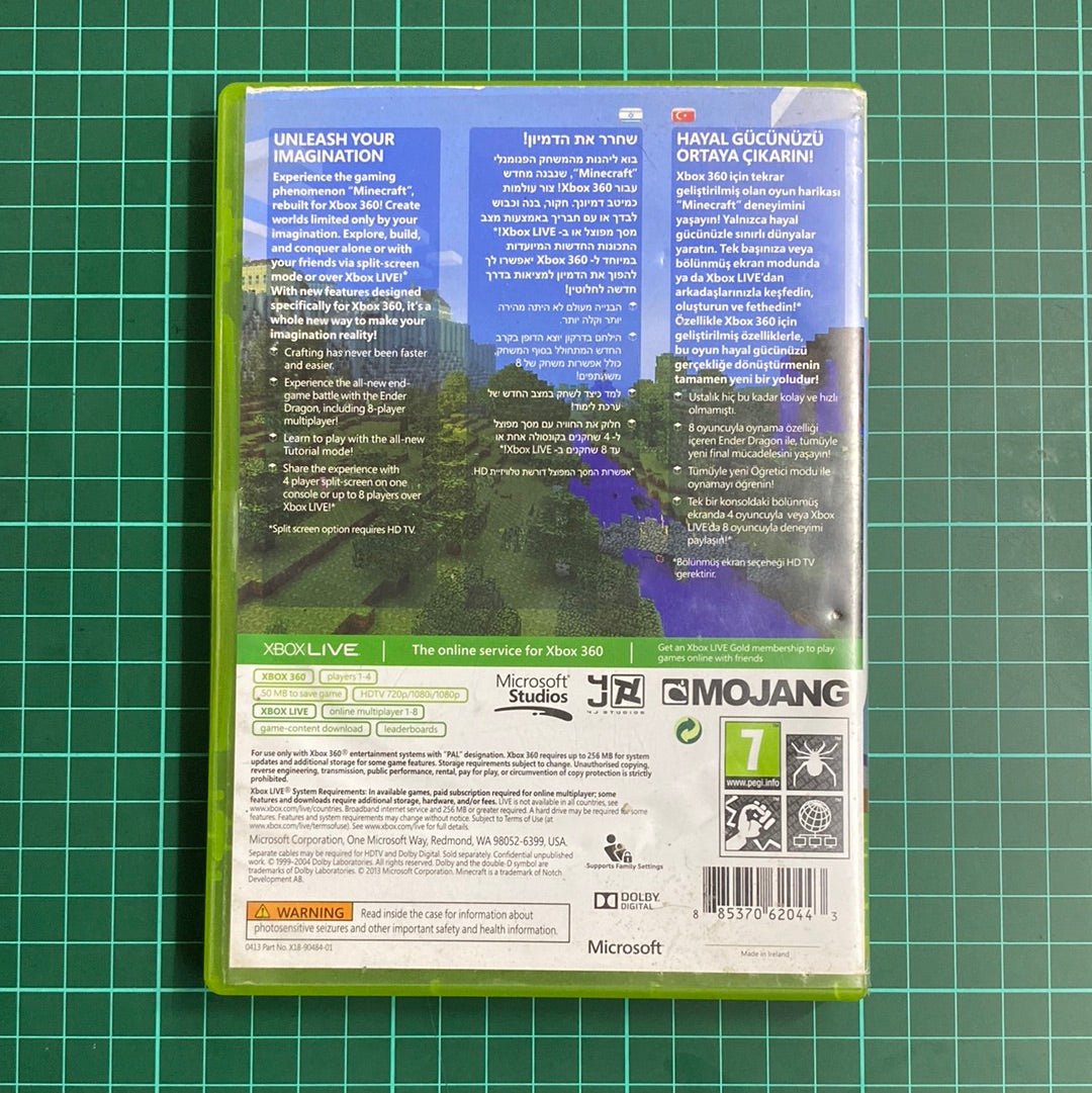 Minecraft XBOX 360 Edition | XBOX 360 | Used Game - RetroguySA
