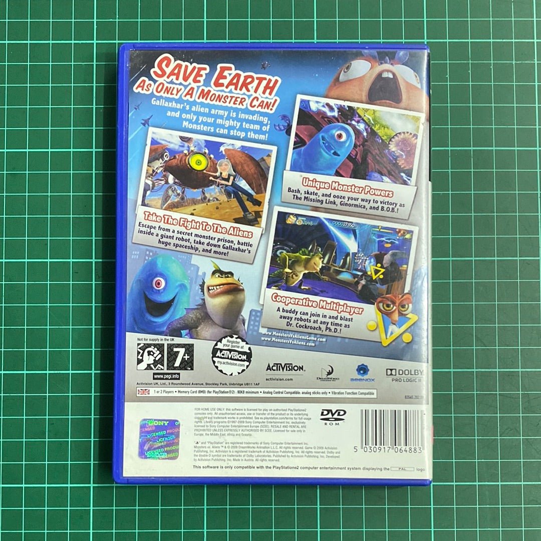 Monsters vs. Aliens | PlayStation 2 | PS2 | Used Game - RetroguySA