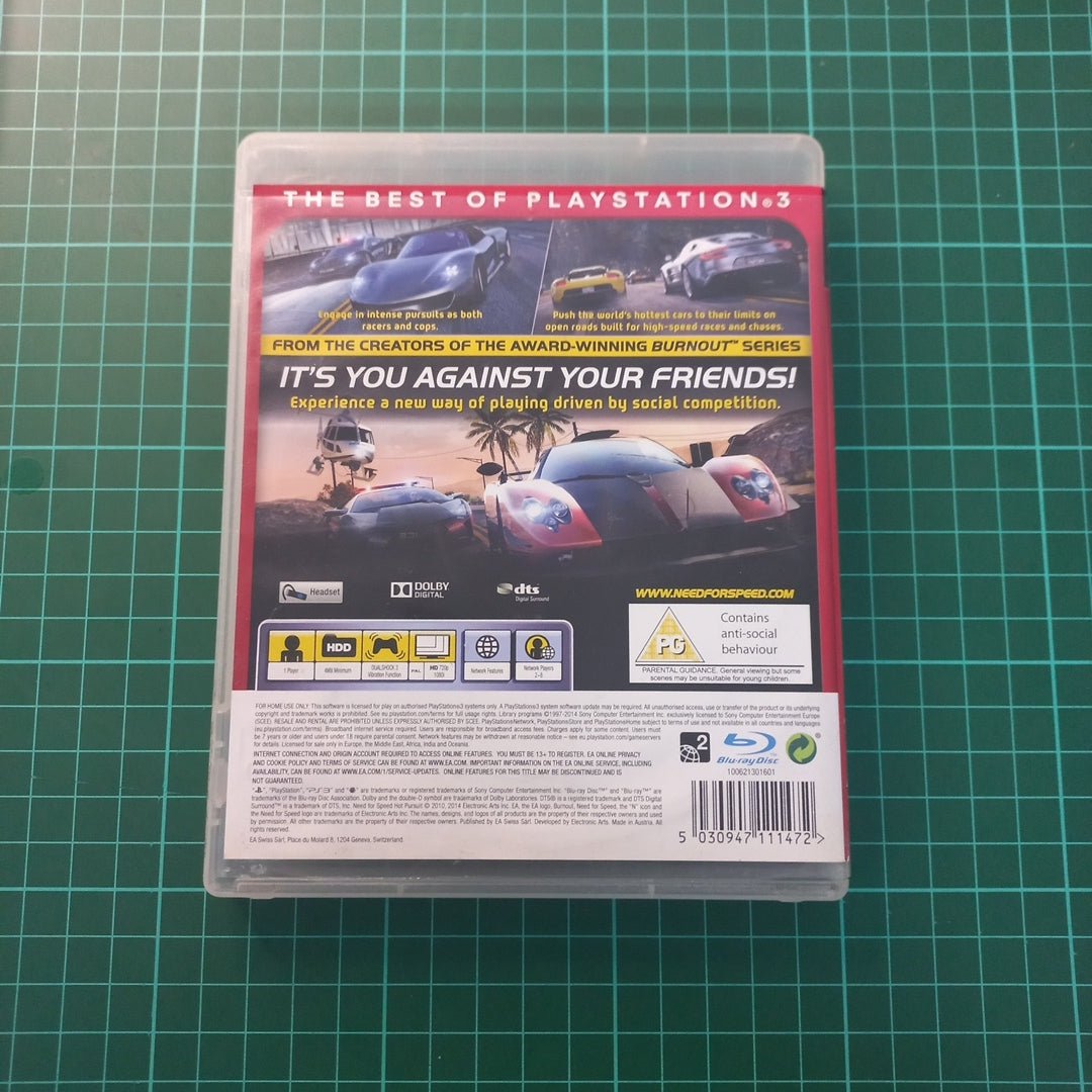 Need for Speed: Hot Pursuit | PS3 | Playstation 3 | Essentials | Used Game - RetroguySA