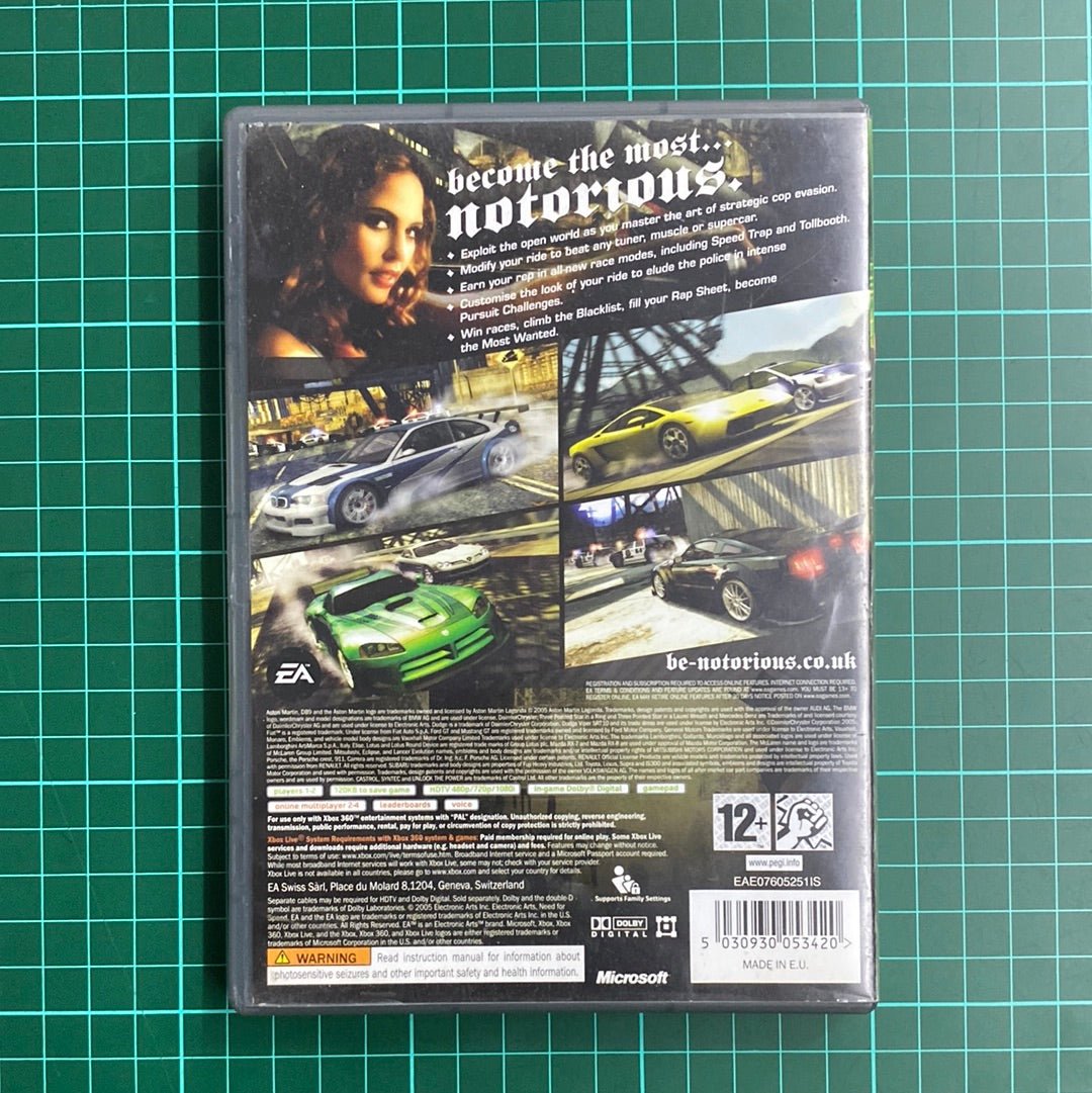 Need for Speed: Most Wanted | Classics | Xbox 360 | Used Game - RetroguySA