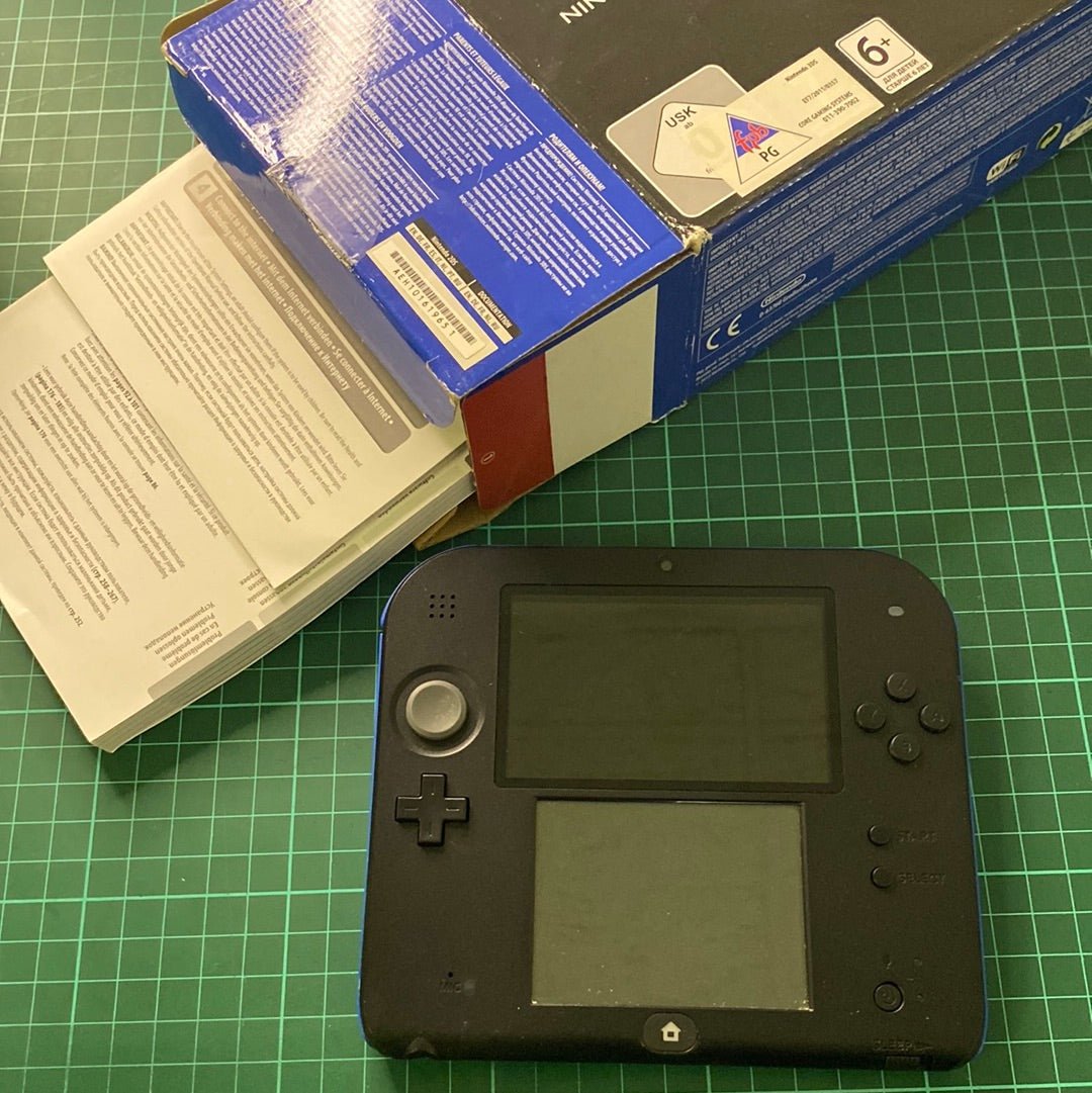 Nintendo 2DS | Black/Blue | 2DS | Handheld | Used Console - RetroguySA