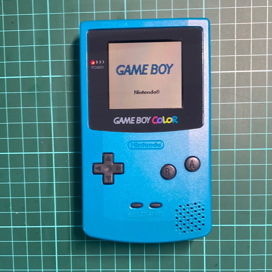 Nintendo Gameboy Color | Teal | CGB - 001 | Gameboy Color | Reshelled | Used Handheld - RetroguySA