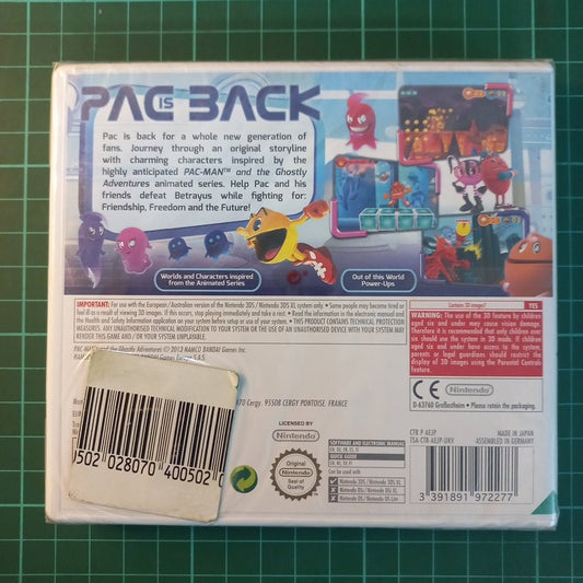 Pac - Man and the Ghostly Adventures | Nintendo 3DS | 3DS | New Sealed - RetroguySA