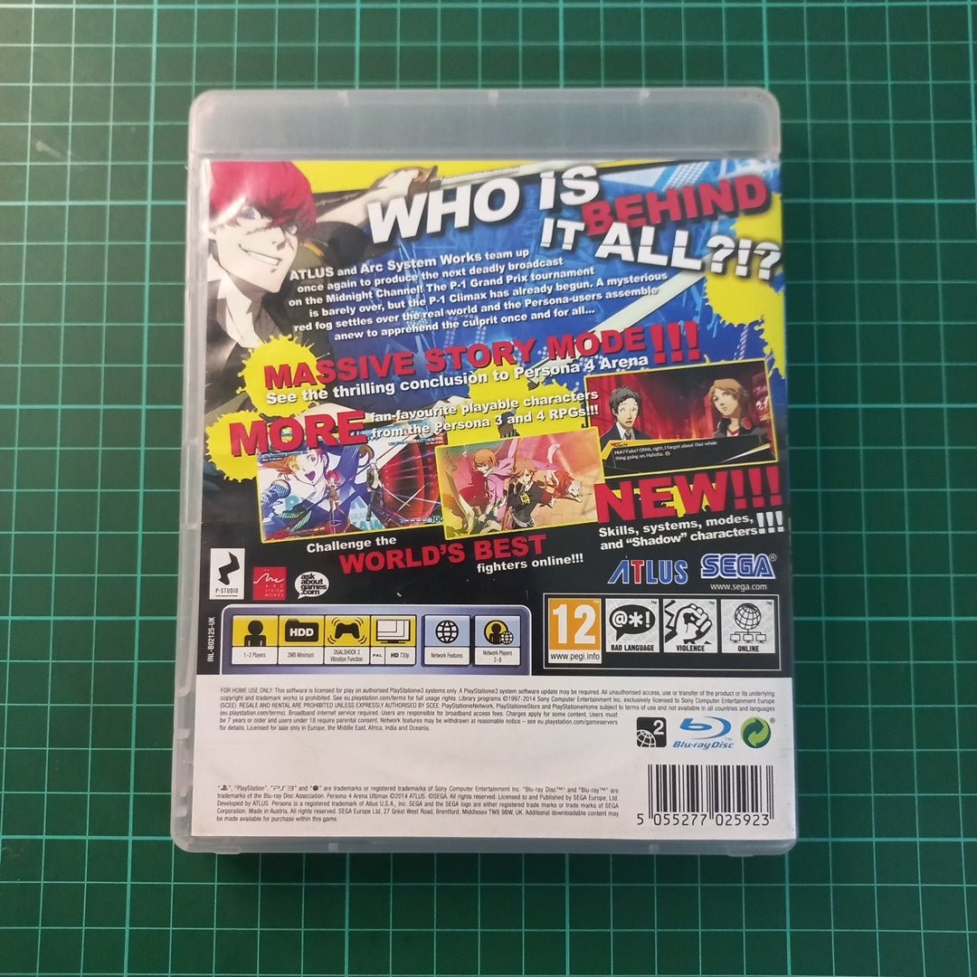 Persona 4 : Arena Ultimax | Playstation 3 | PS3 | Used Game - RetroguySA
