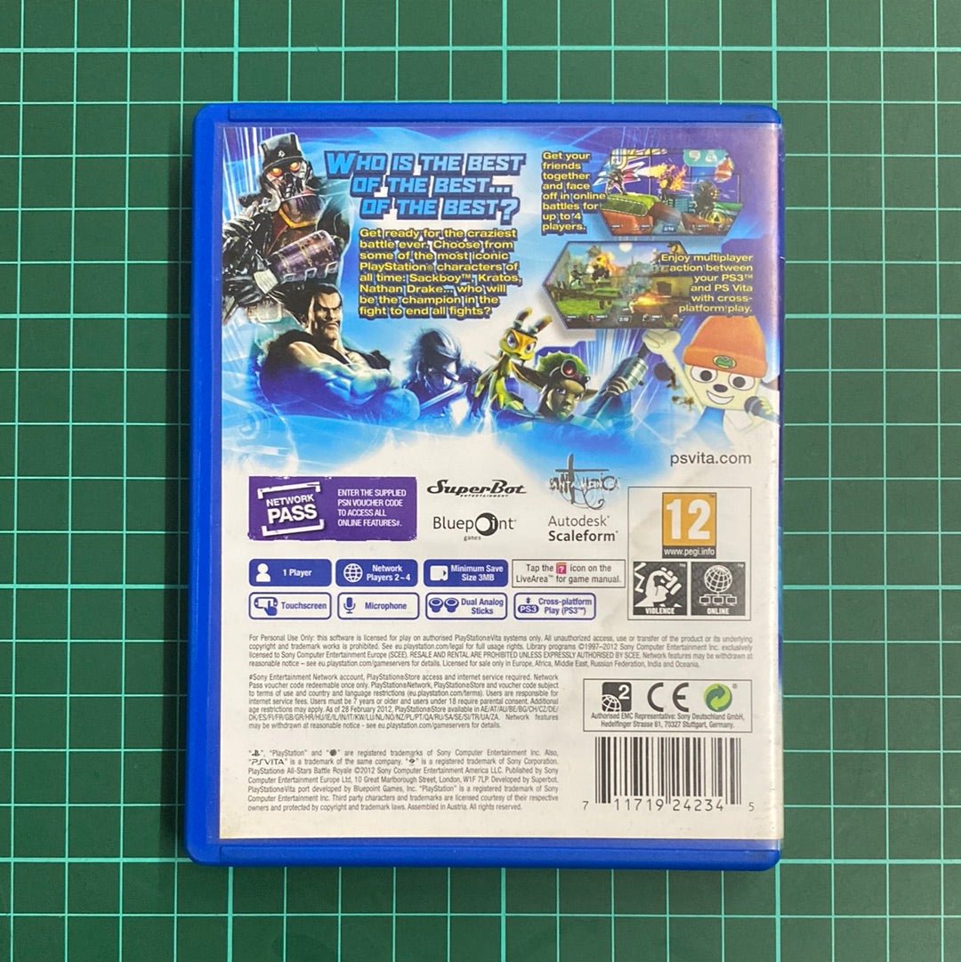 PlayStation All - Stars Battle Royale | PS Vita | PlayStation Exclusive | Used Game - RetroguySA