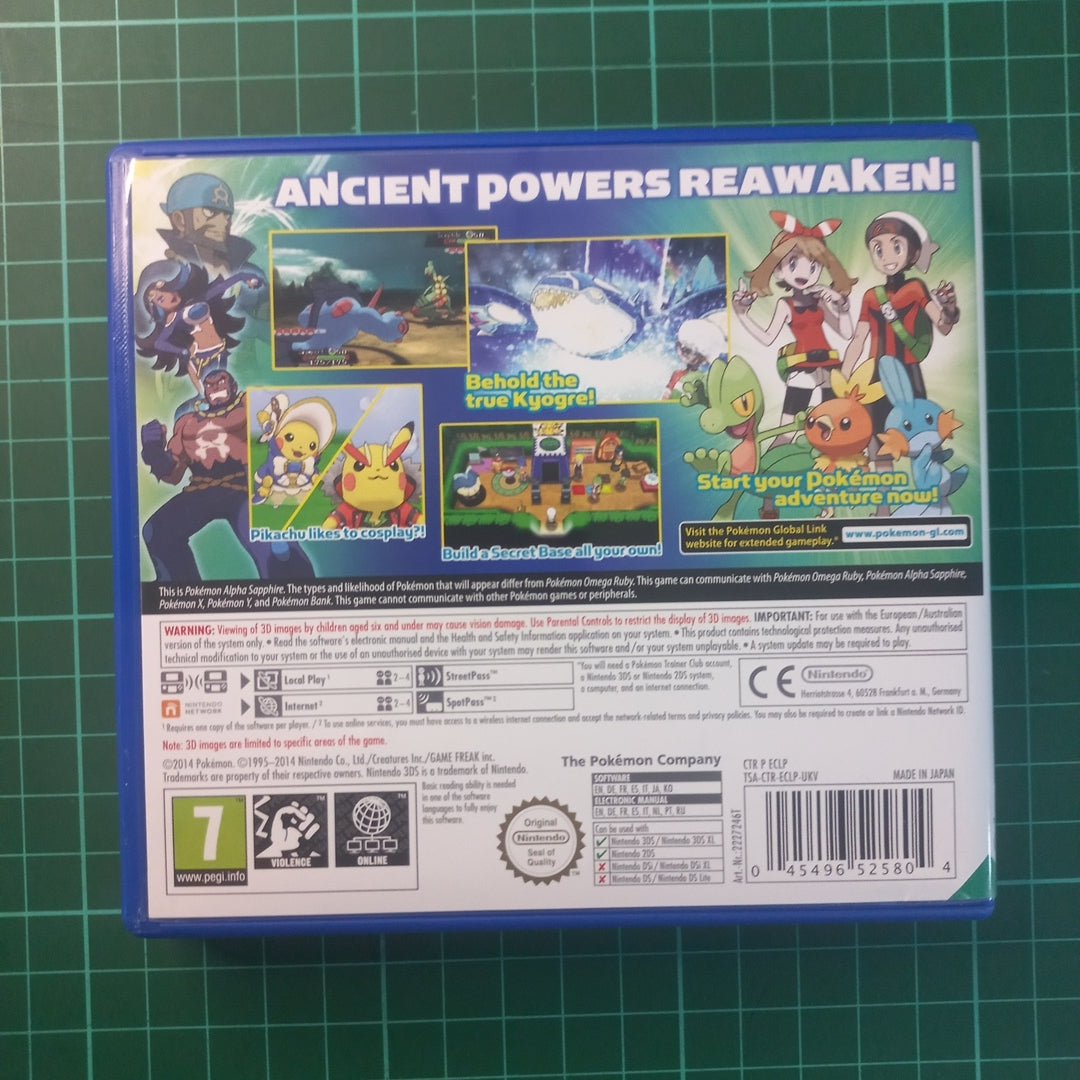 Pokemon : Alpha Sapphire Limited Edition | Steelbook | Nintendo 3DS | 3DS | Used Game - RetroguySA