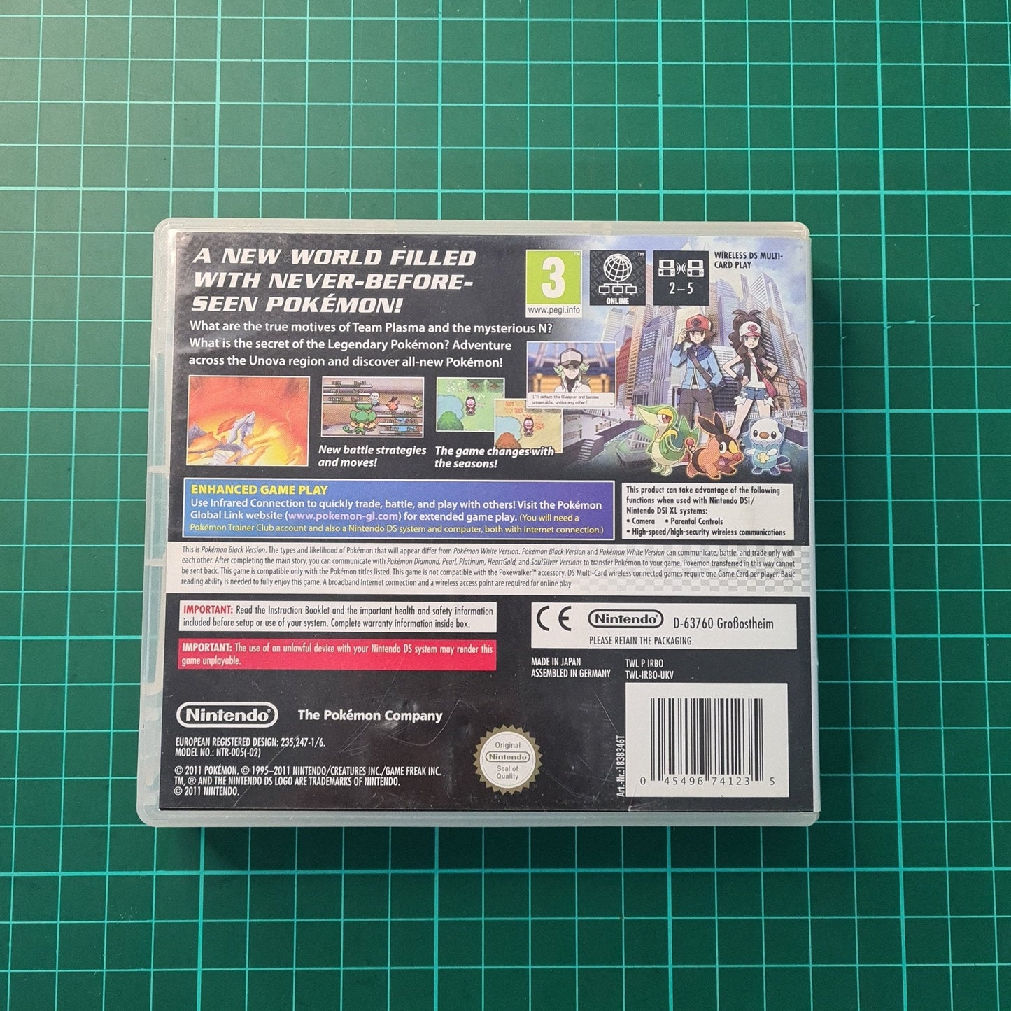 Pokemon Black Version | Nintendo DS | Used Game | No Manual - RetroguySA