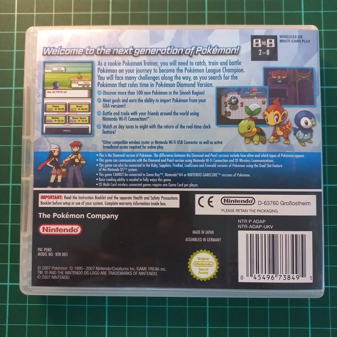 Pokemon : Diamond Version | Nintendo DS | DS | Used Game - RetroguySA