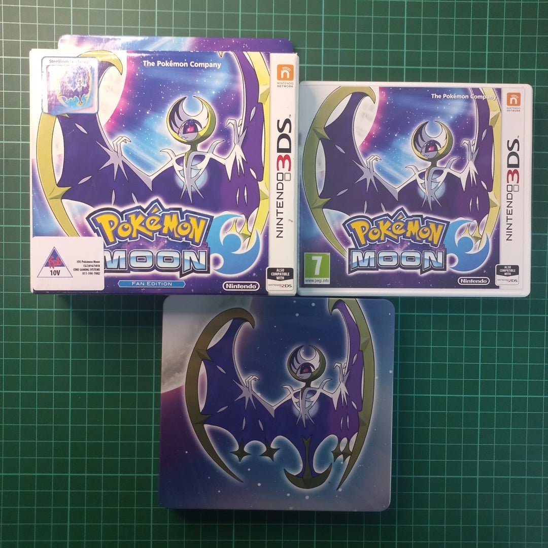Pokemon : Moon Fan Edition | Steelbook | Nintendo 3DS | 3DS | Used Game - RetroguySA