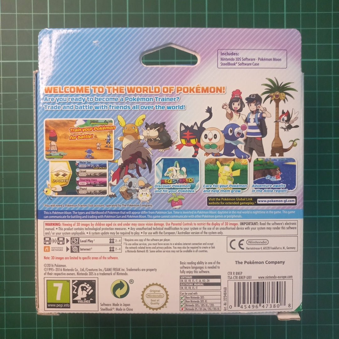 Pokemon : Moon Fan Edition | Steelbook | Nintendo 3DS | 3DS | Used Game - RetroguySA