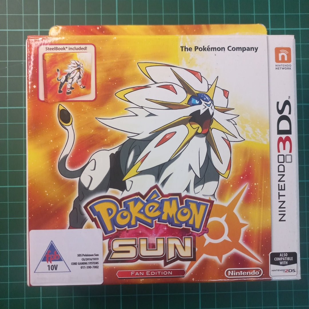 Pokemon : Sun Fan Edition | Steelbook | Nintendo 3DS | 3DS | used Game - RetroguySA