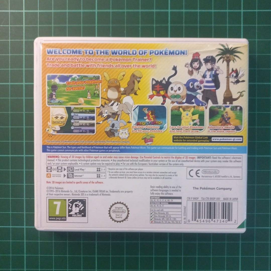 Pokemon : Sun Fan Edition | Steelbook | Nintendo 3DS | 3DS | used Game - RetroguySA