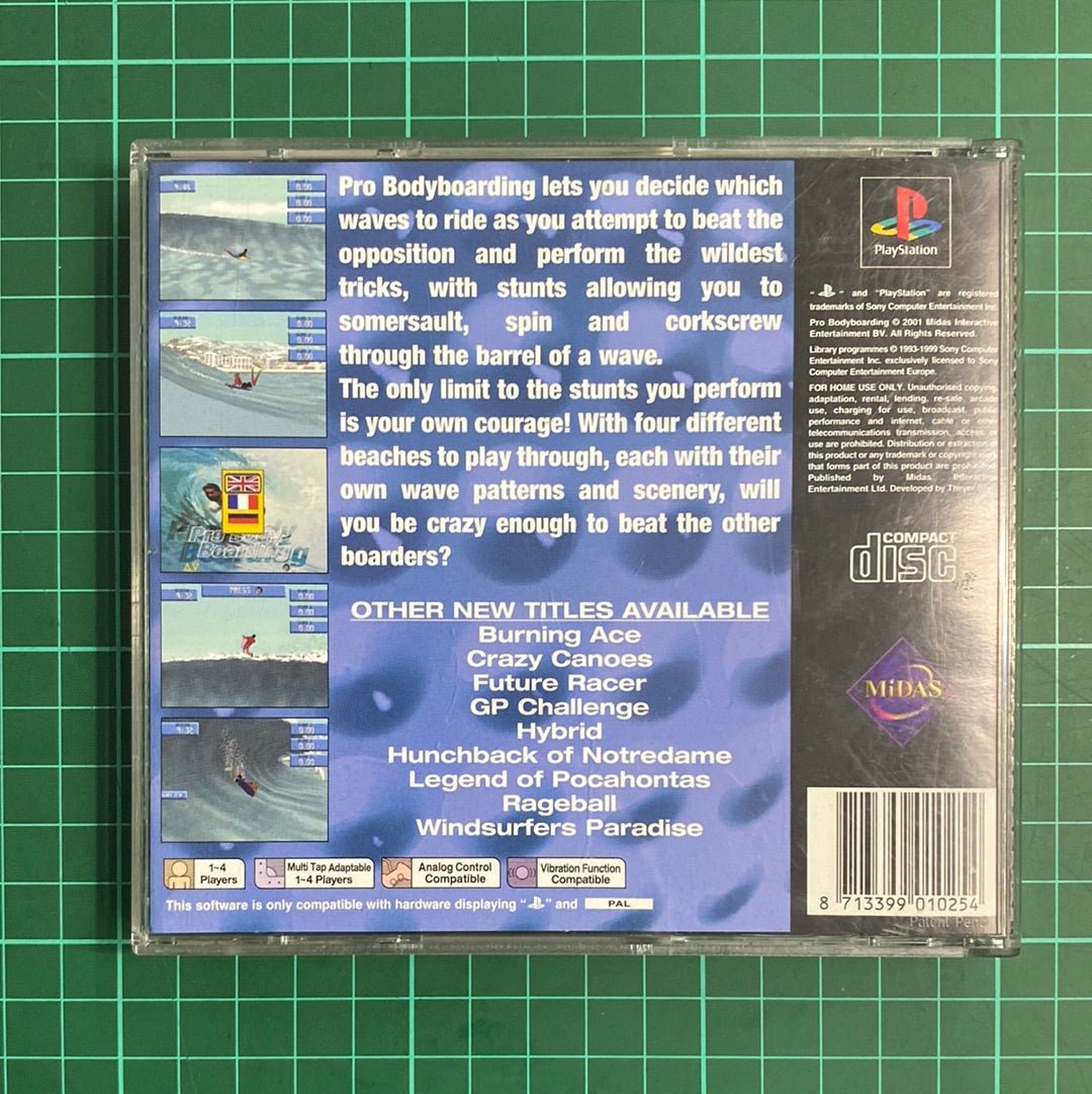 Pro Body Boarding | PlayStation 1 | PS1 | Used Game - RetroguySA