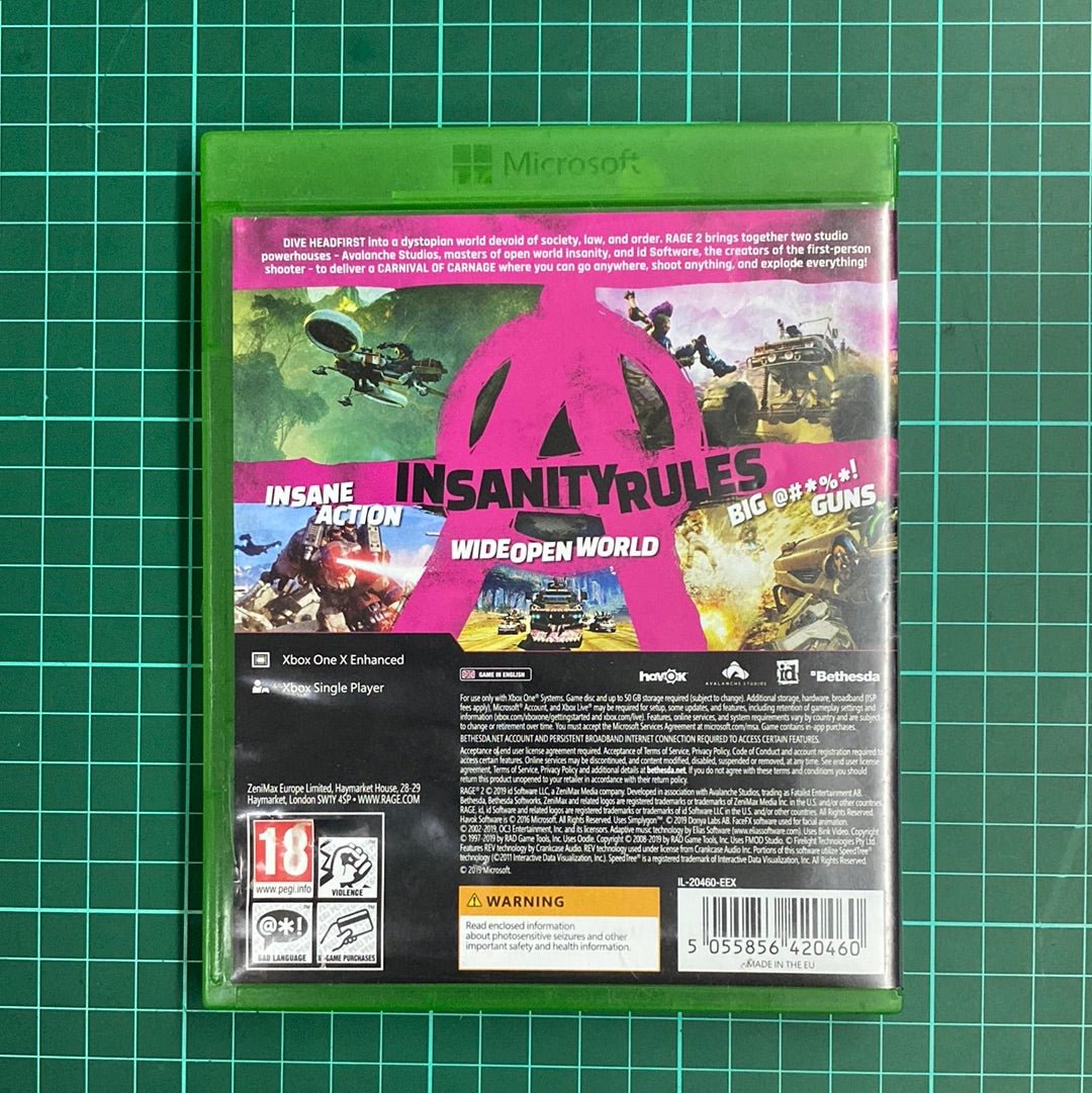 RAGE 2 | XBOX ONE | Used Game - RetroguySA