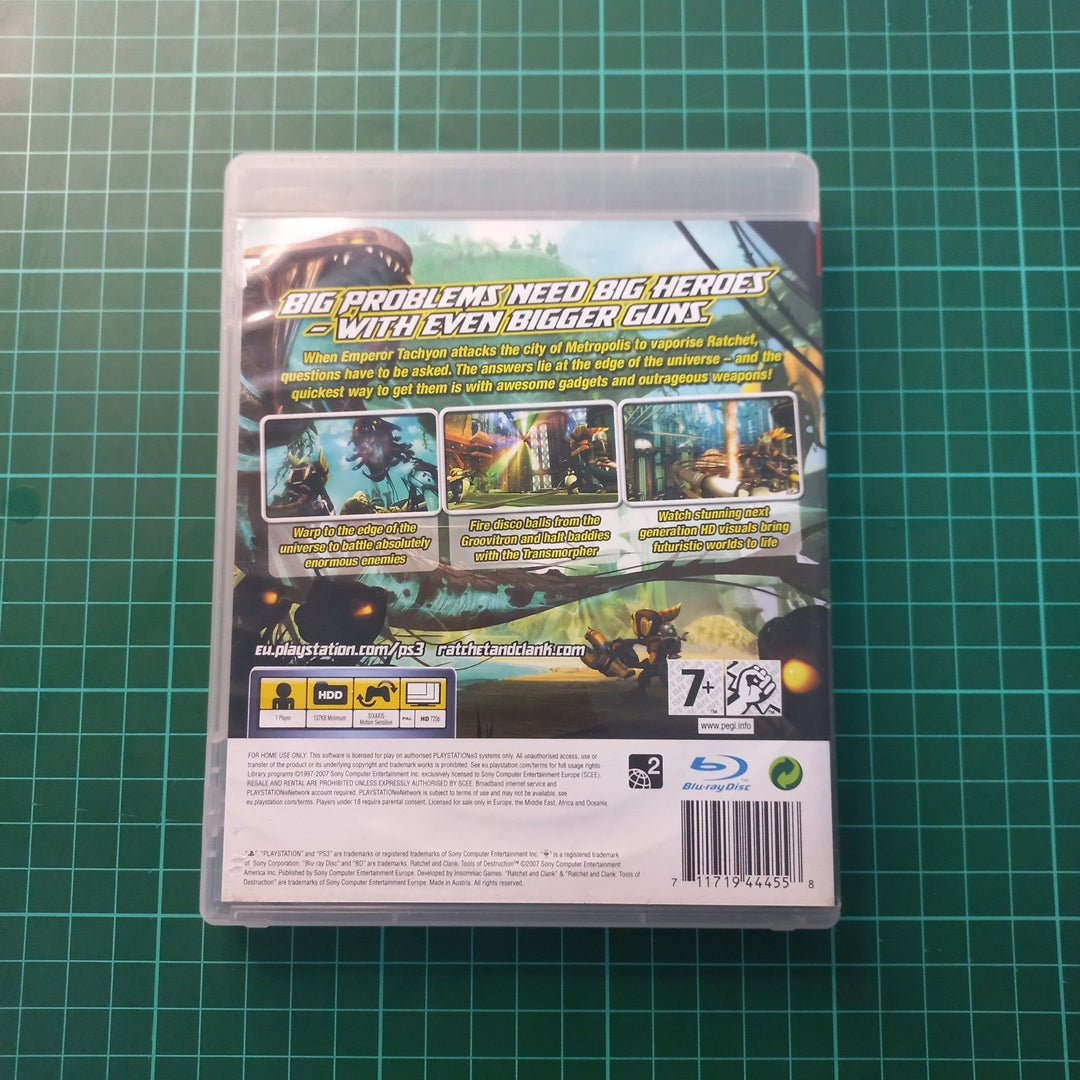 Ratchet & Clank : Tools of Destruction | PS3 | Playstation 3 | Used Game|No manual - RetroguySA