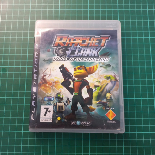 Ratchet & Clank : Tools of Destruction | PS3 | Playstation 3 | Used Game|No manual - RetroguySA