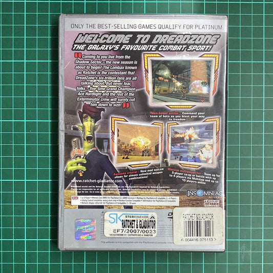 Ratchet Gladiator | PS2 | PlayStation 2 | Platinum | Used Game - RetroguySA