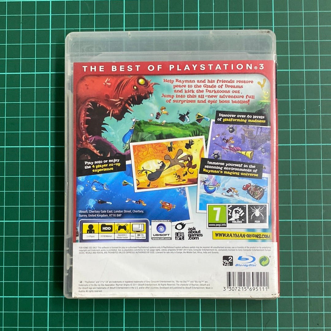 Rayman Origins | Essentials | PlayStation 3 | PS3 | Used Game | No Manual - RetroguySA