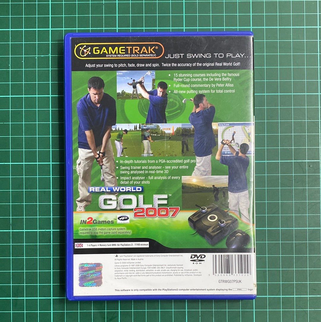 Real World Golf 2007 | PS2 | PlayStation 2 | Used Game | No Manual - RetroguySA