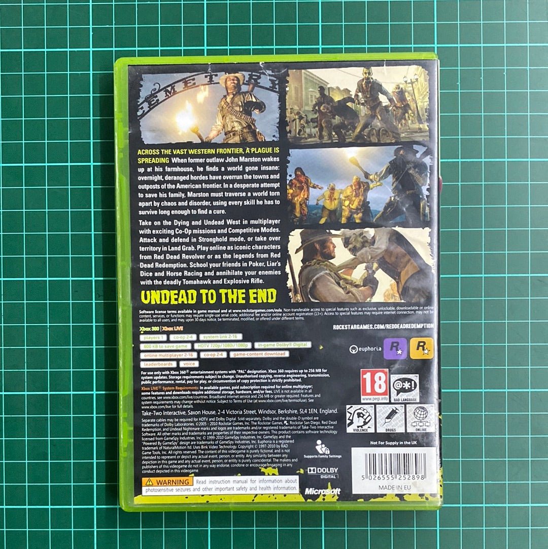 Red Dead Redemption: Undead Nightmare | Standalone Expansion | XBOX 360 | Used Game - RetroguySA