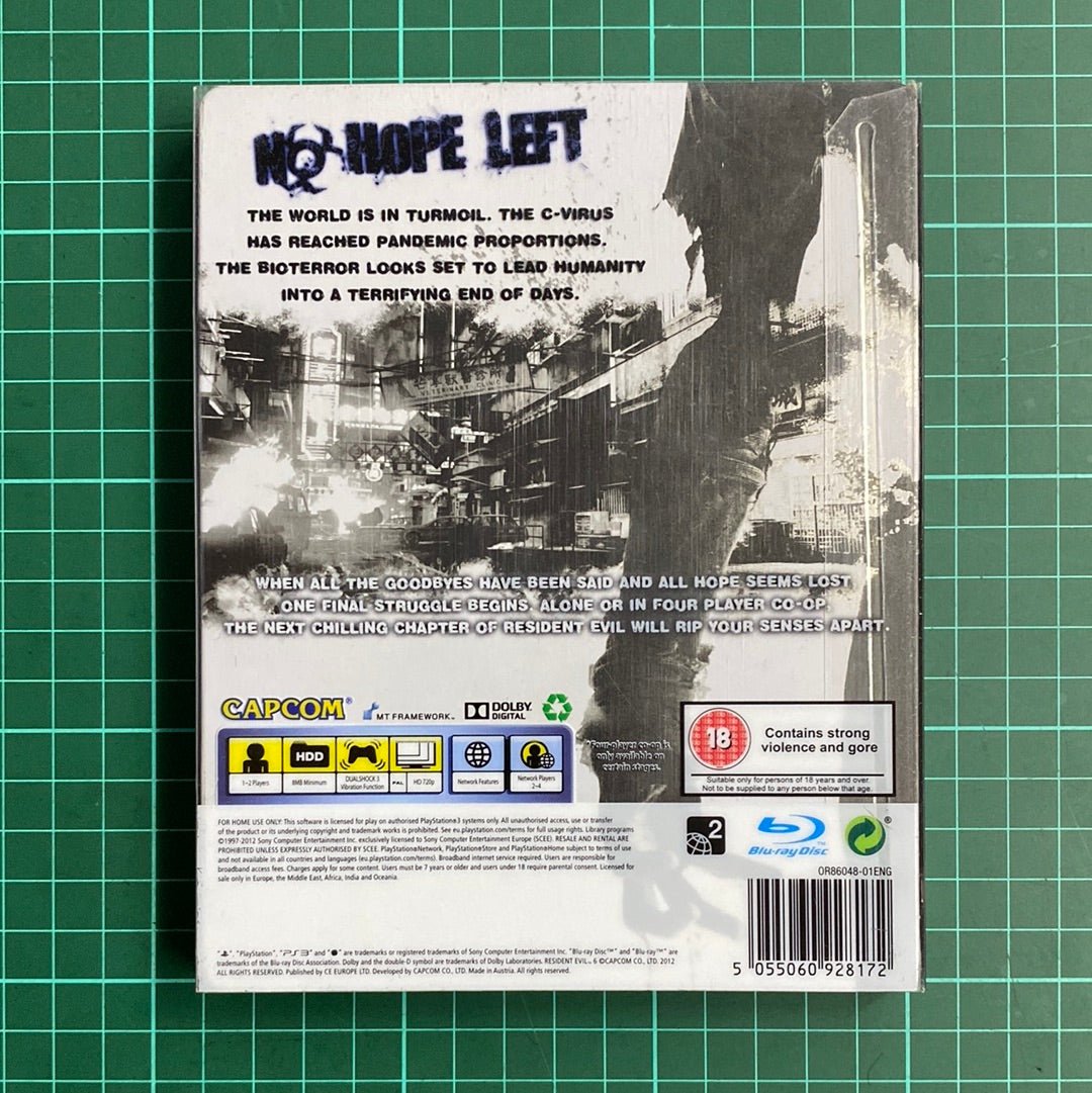 Resident Evil 6 | Steelbook | PlayStation 3 | PS3 | Used Game - RetroguySA