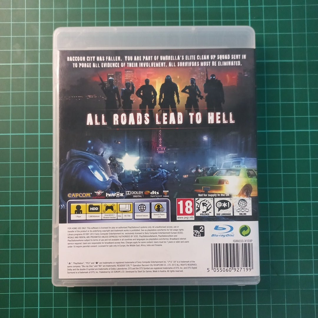 Resident Evil : Operation Racoon City | PlayStation 3 | PS3 | Used Game - RetroguySA